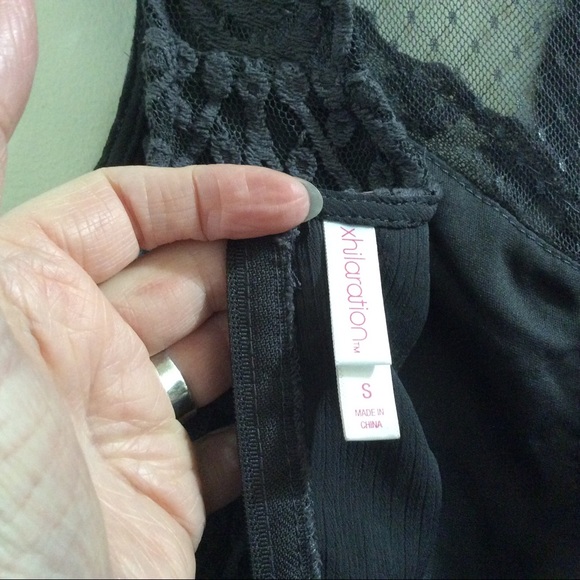 Xhilaration black lace romper - Picture 10 of 11